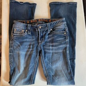 Rock Revival Cali Boot Cut Jeans, size 27
